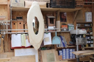 George handmade mirror in workshop (small)